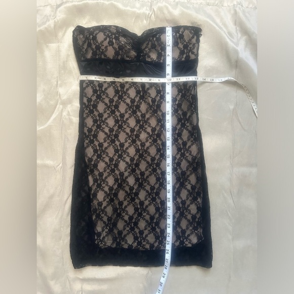 Charlotte Russe black cocktail mini dress sleeveless medium size - Picture 4 of 5